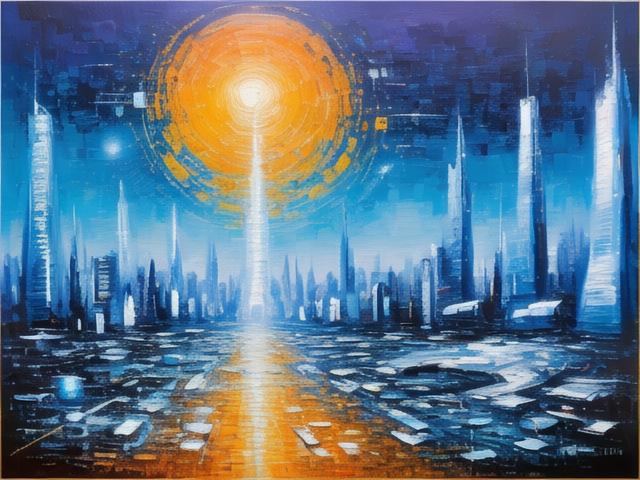 科技画创作,描绘未来世界的艺术奇观,第1张 科技画创作,描绘未来世界的艺术奇观,科技画创作,描绘未来世界的艺术奇观,第1张