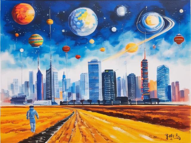 科技强国梦想照进现实——科技画创作模板引领艺术新风尚,第1张 科技强国梦想照进现实——科技画创作模板引领艺术新风尚,科技强国梦想照进现实——科技画创作模板引领艺术新风尚,第1张