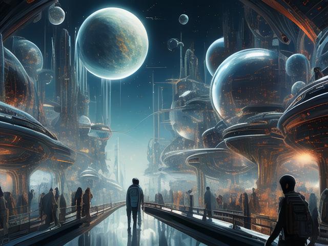探索未来边界,创作科技幻想绘画的艺术之旅,第1张 探索未来边界,创作科技幻想绘画的艺术之旅,探索未来边界,创作科技幻想绘画的艺术之旅,第1张